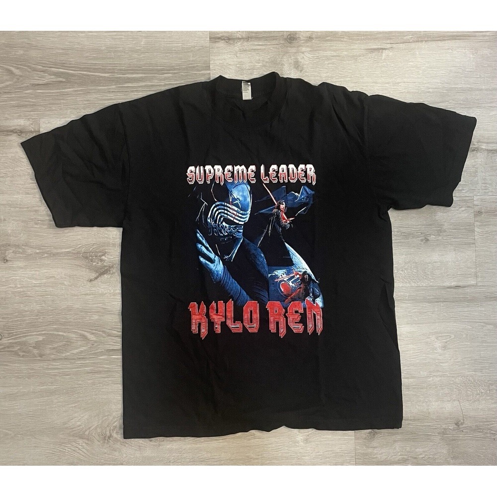 Kylo Ren/Ben Solo Star Wars Rap T-Shirt Medium By Tatooine Traders Black